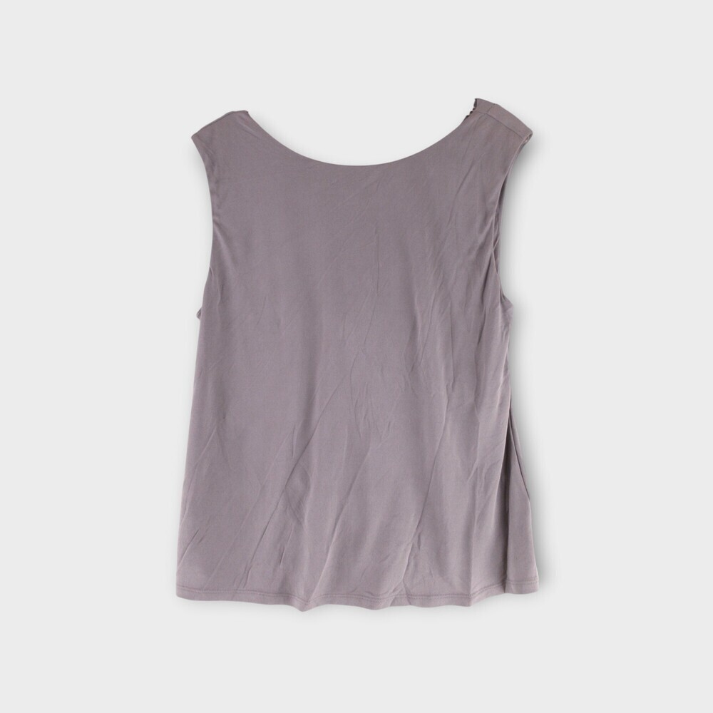 Eileen Fisher Cowl Neck Tank Size S elevated refined luxe